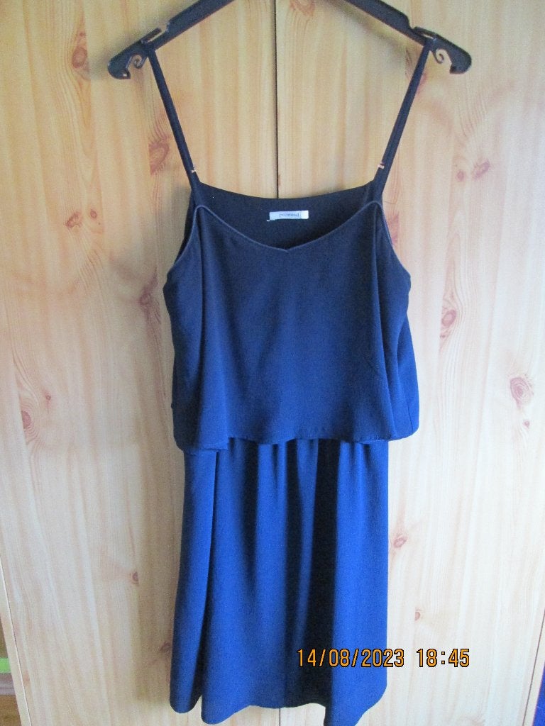 Robe bleue marine « Promod » Taille 36, Vêtements | Femmes, Robes, Taille 36 (S), Enlèvement, Longueur genou, Bleu