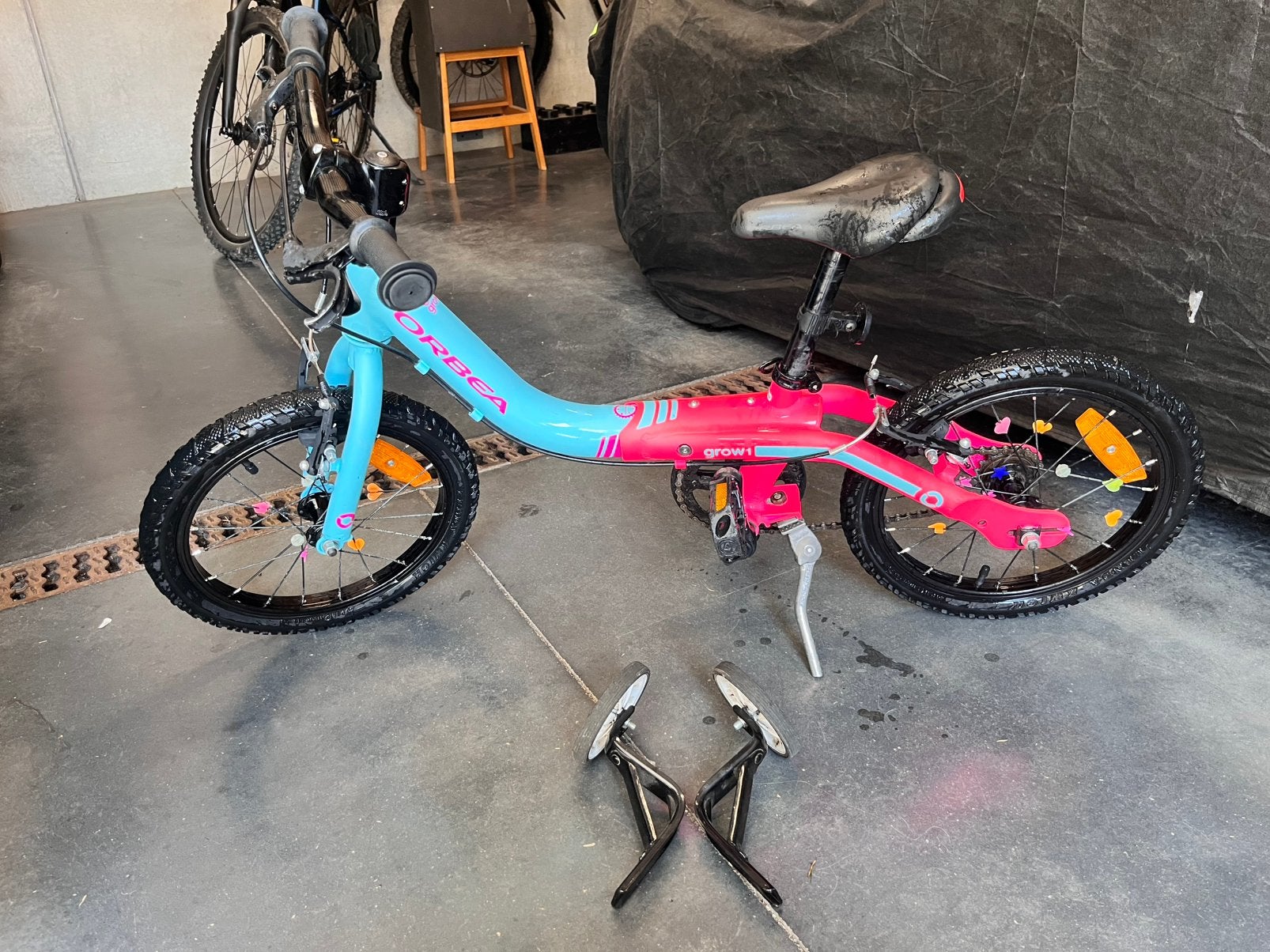 Orbea Grow 1, Frein sur jante, Stabilisateurs, 16 à 20 pouces, Enlèvement