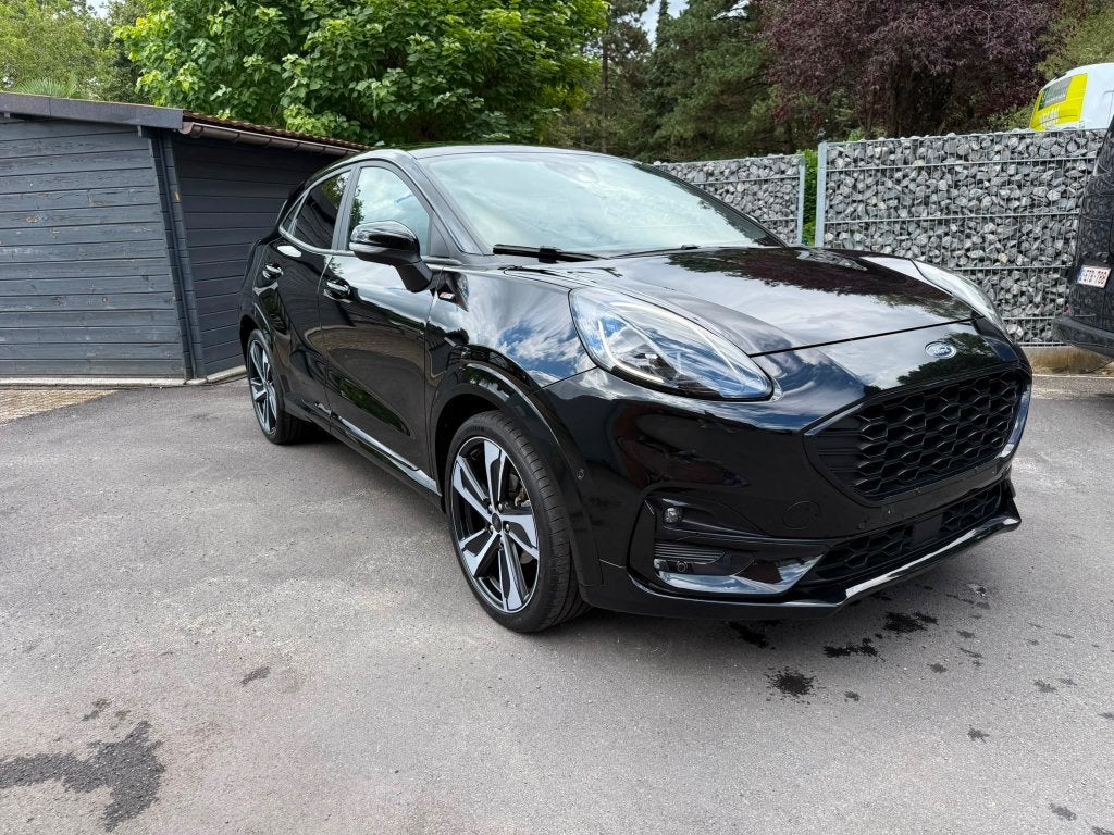 Ford Puma ST Line X, Auto's, Ford, Puma, Leder en Stof, Zwart, Bedrijf