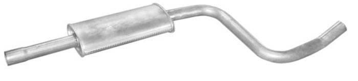 Volvo Uitlaat 340 360 demper midden voor type met kat B200E, Auto-onderdelen, Ophalen of Verzenden, Nieuw, Volvo