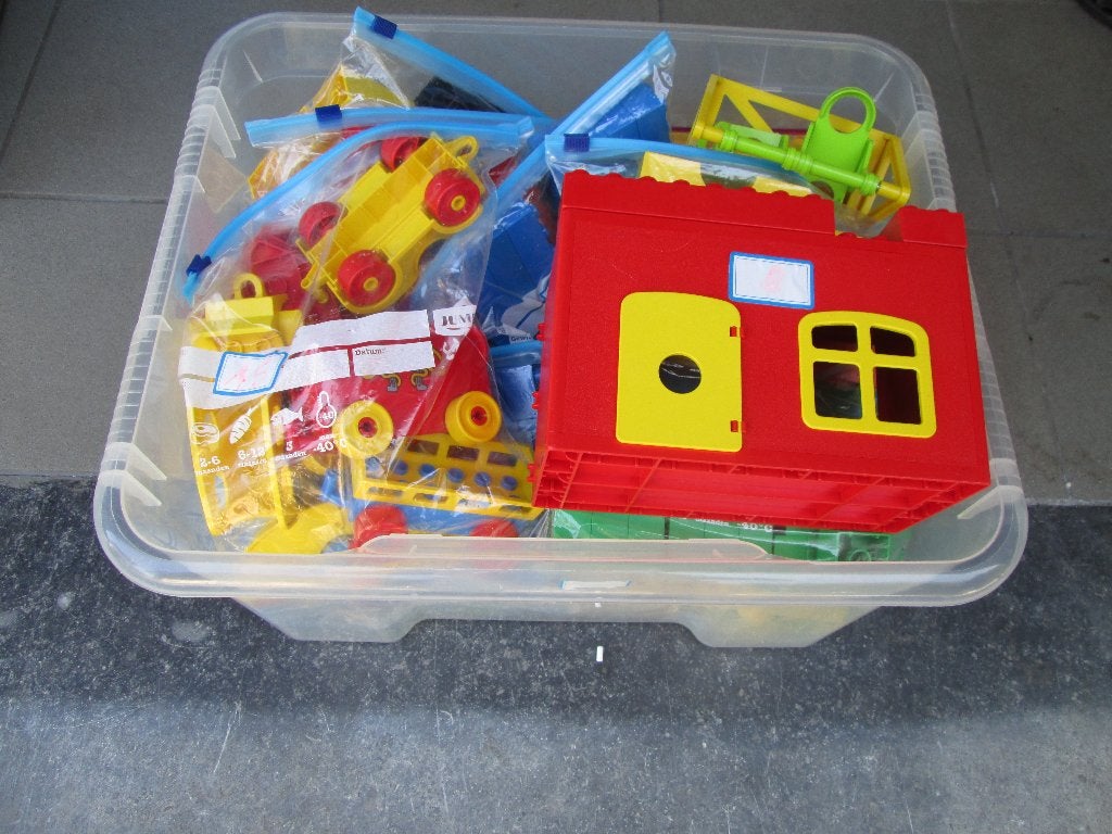 lego duplo, Ophalen, Zo goed als nieuw, Inclusief minifiguren, Duplo