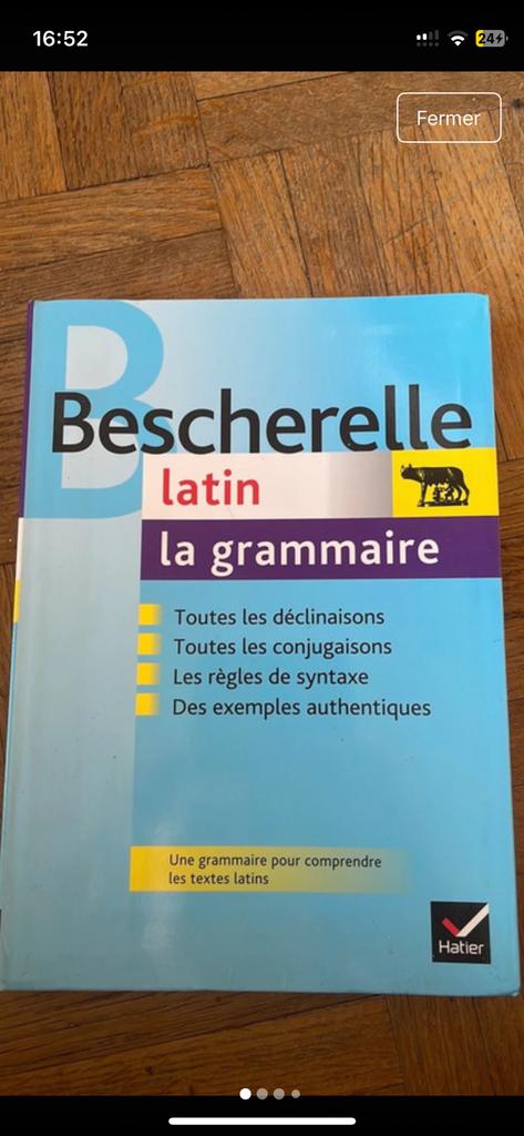 Bescherelle Latin la grammaire, Boeken, Ophalen, Zo goed als nieuw, ASO, Latijn