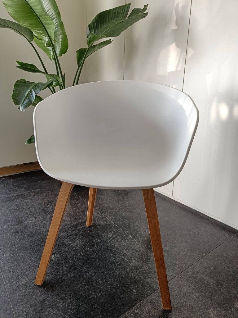 Hay witte stoelen 2,4,6 of 8 stuks, Enlèvement, Comme neuf, Blanc