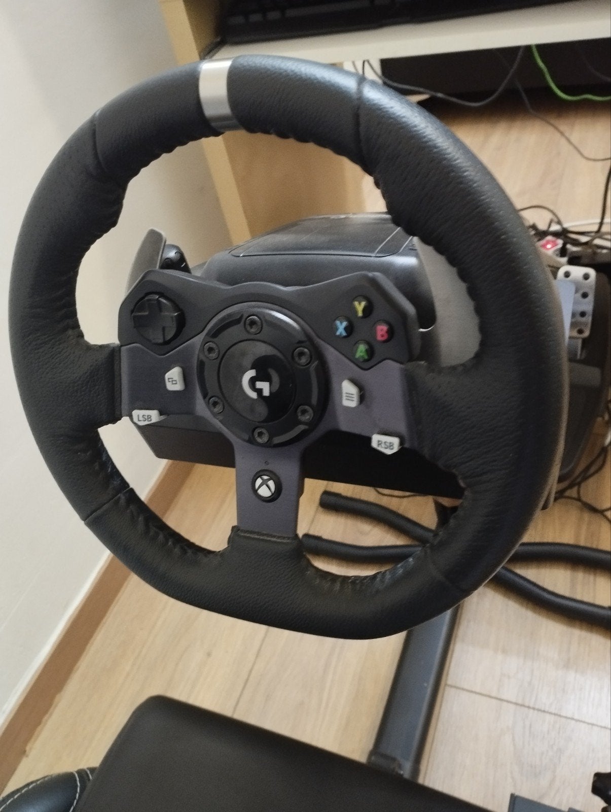 logitech G920 stuur set+game zit, Games en Spelcomputers, Ophalen, Zo goed als nieuw, Xbox One