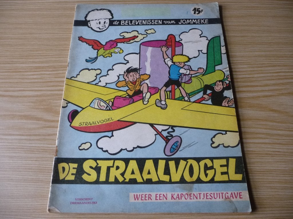 Jommeke - 10. De straalvogel   € 11, Gelezen, Eén stripboek, Jef Nys., Ophalen of Verzenden