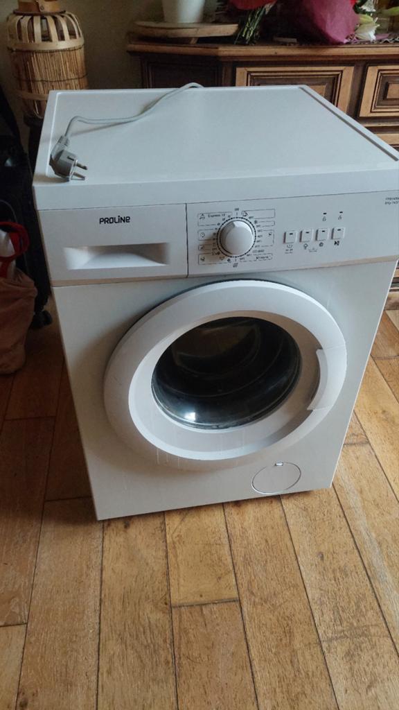 Proline 8kg wasmachine, Ophalen