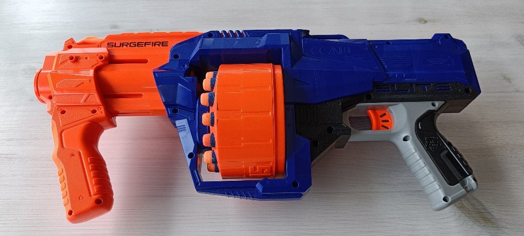 Nerf Nstrike Surgefire geweer, Ophalen, Zo goed als nieuw