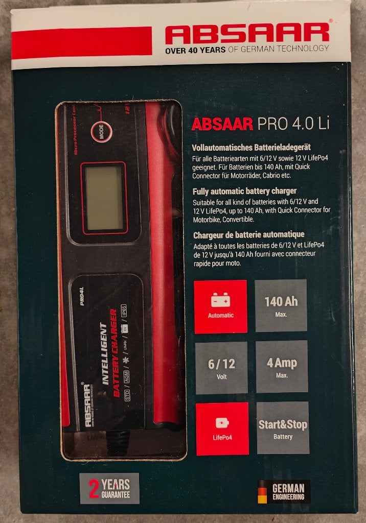 Batterijlader Absaar, Auto-onderdelen, Ophalen, Nieuw