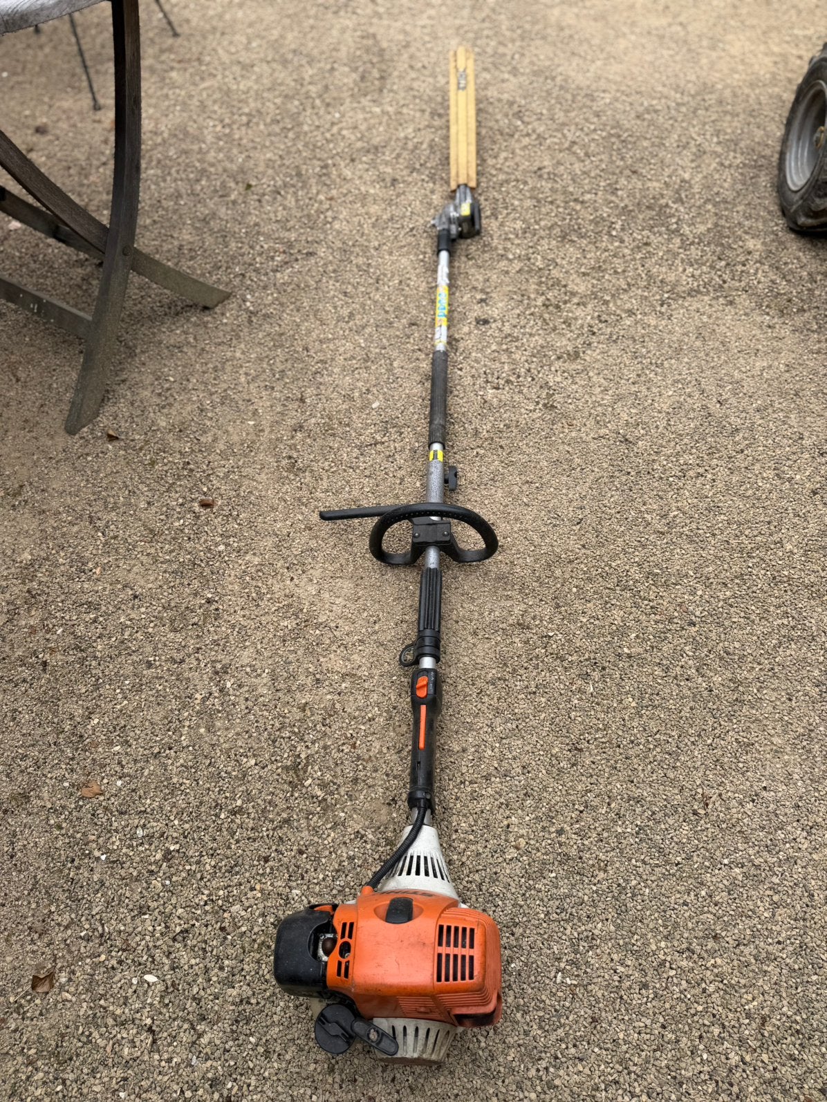 Stihl km130 combitool met haagsnoeier, Jardin & Terrasse, Outils à main, Comme neuf, Enlèvement