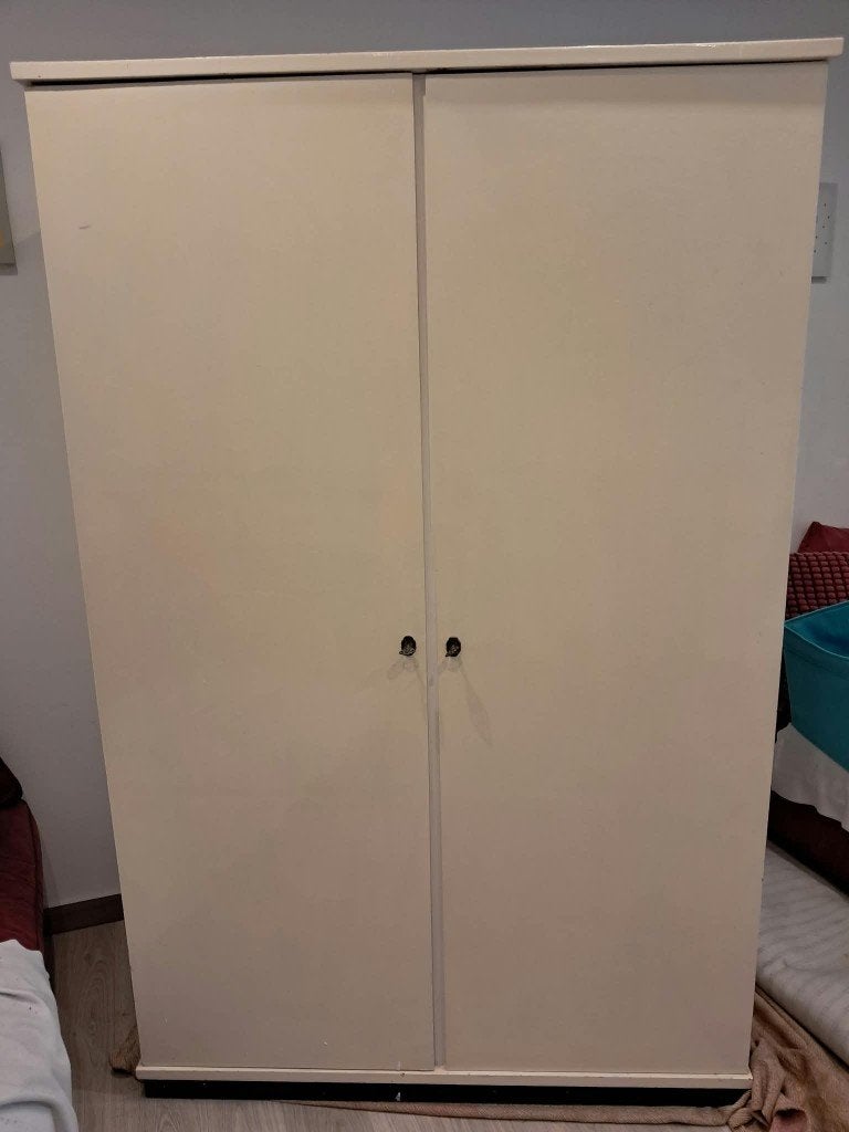 Gratis geverfde kleerkast, Huis en Inrichting, Ophalen, Gebruikt, Overige houtsoorten