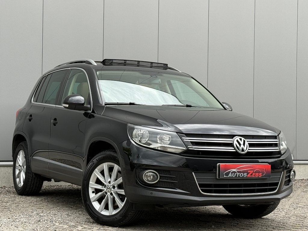 Volkswagen Tiguan 2.0TDi 4Motion Automaat Camera Pano Cruise, Autos, Volkswagen, Cuir, Euro 5, Beige, Entreprise