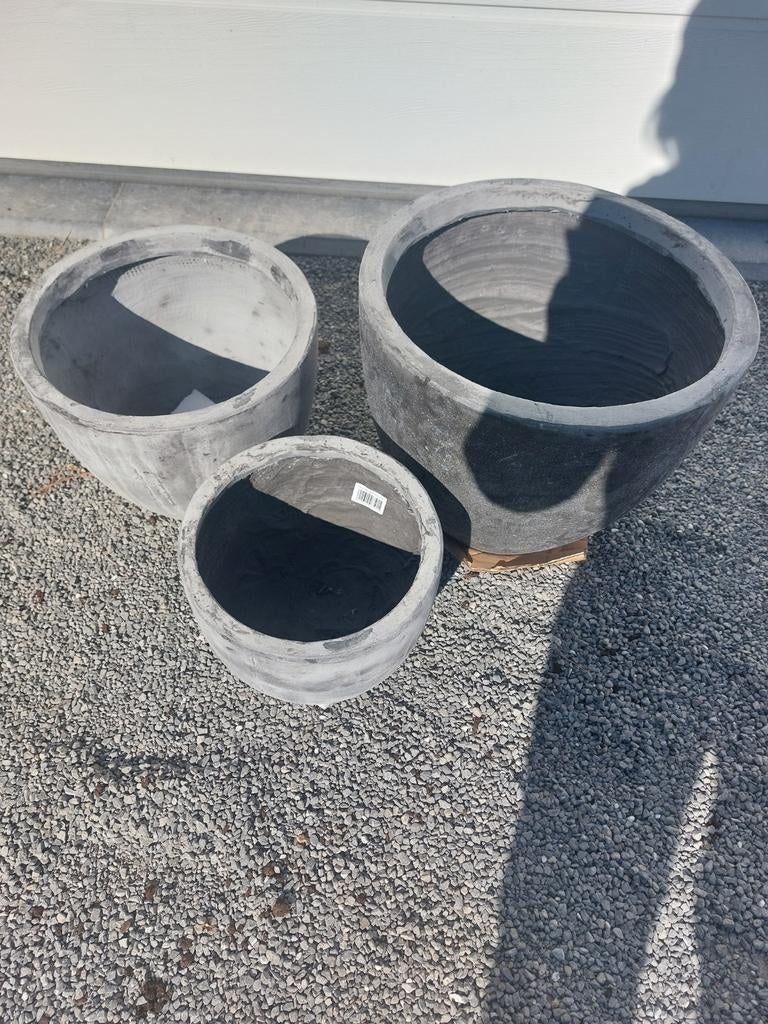 Pots à fleurs ovales (lot de 3), Enlèvement, Intérieur