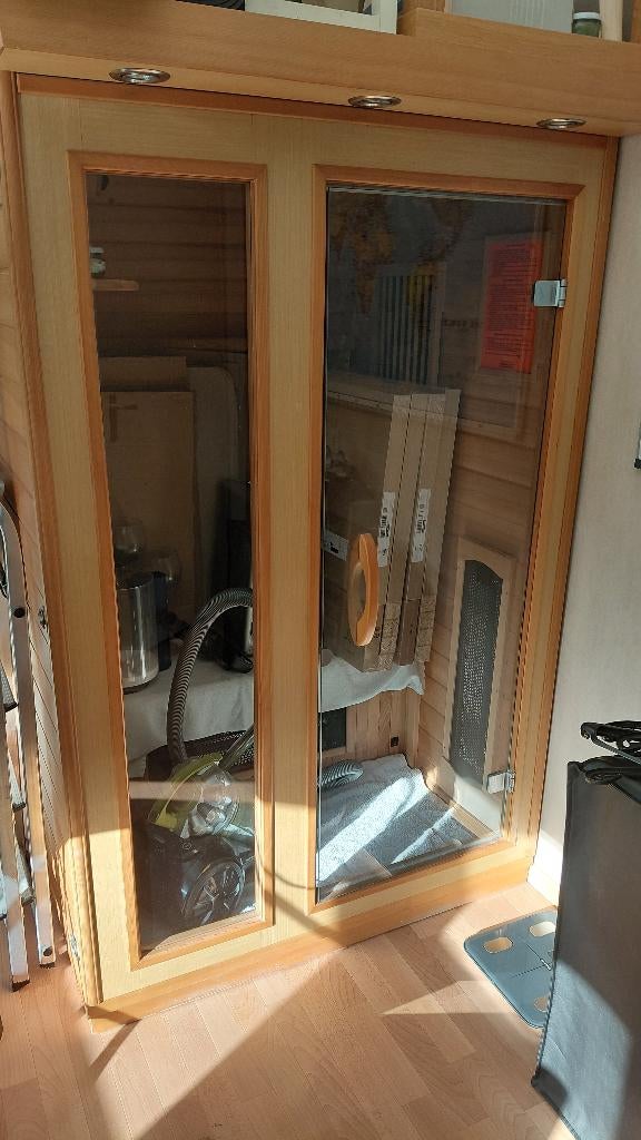 Infraroodsauna, Ophalen, Gebruikt, Infrarood, Complete sauna