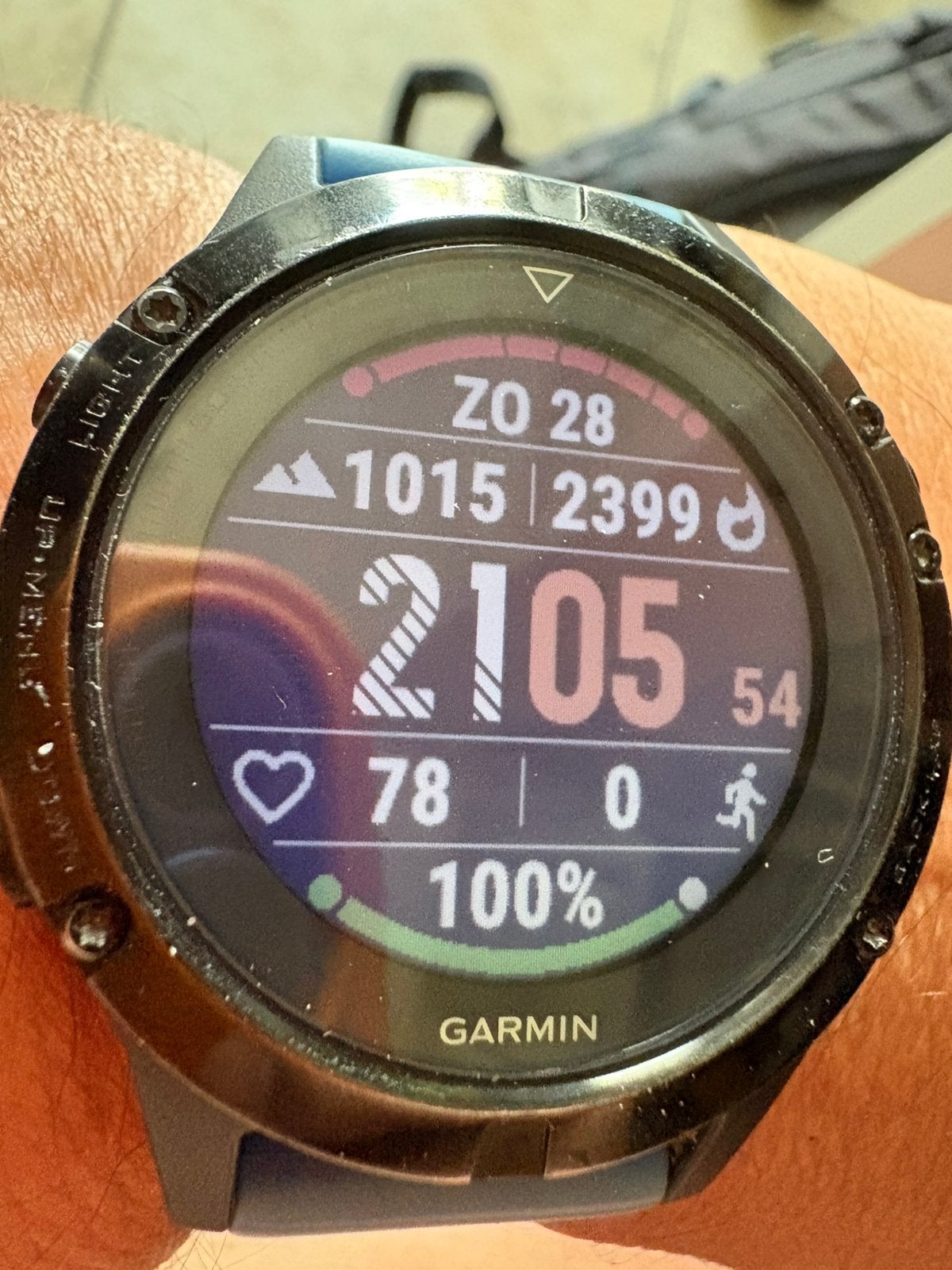 Garmin fenix 5 sapphire, Avancer d'un pas, Étanche, Enlèvement ou Envoi, Utilisé