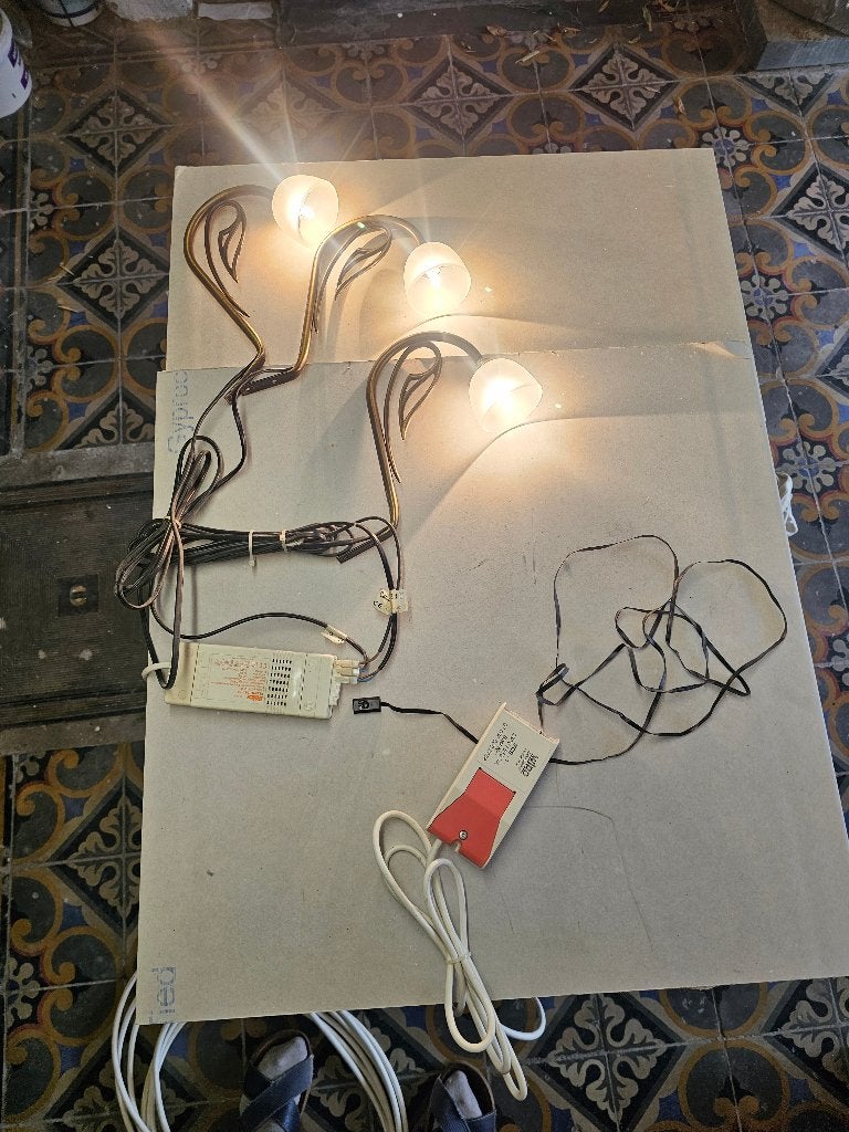 Appliques pour meubles (Sdb, cuisine,...=, Avec capteur, Autres types, Verre, Comme neuf