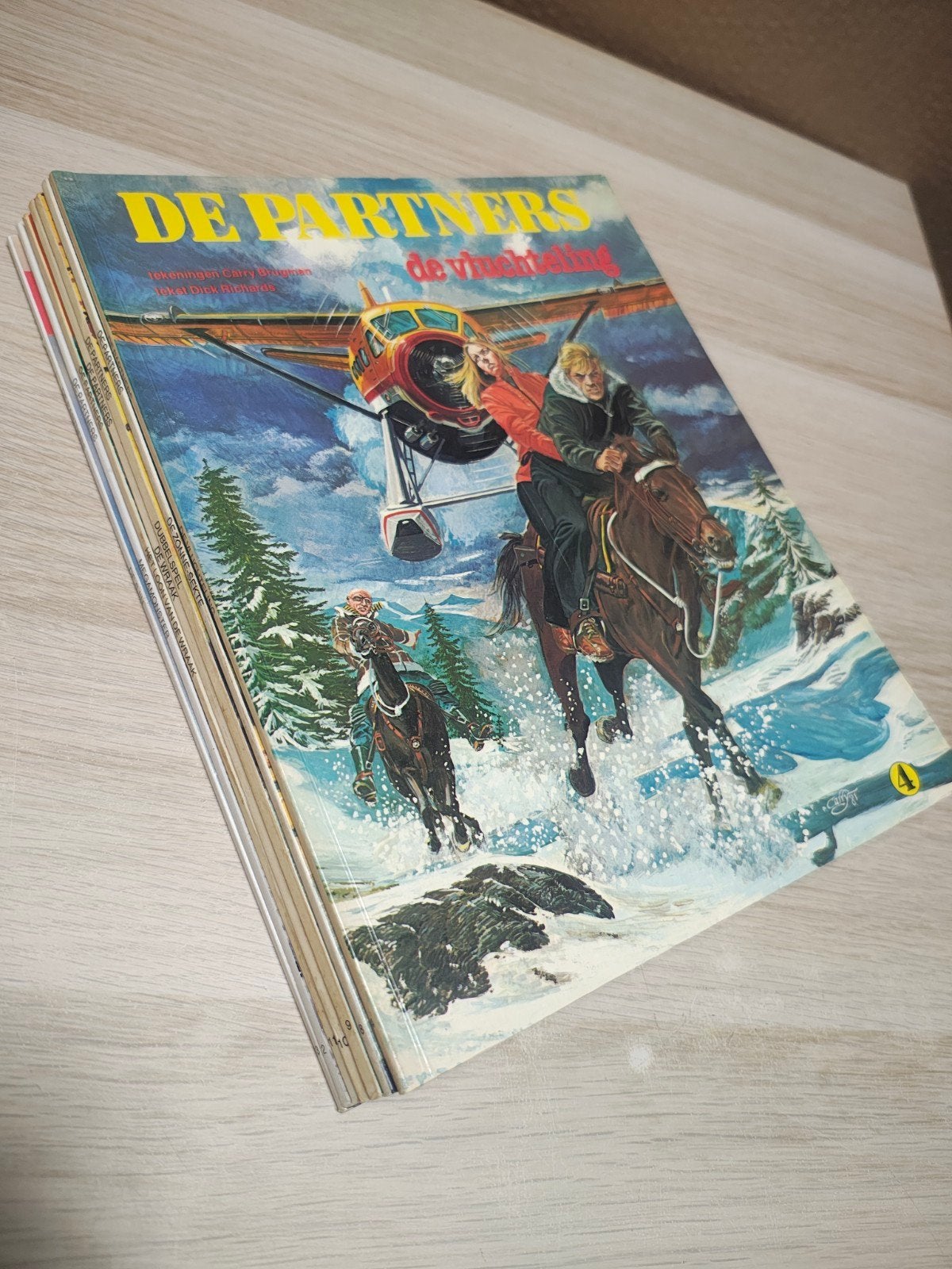7 x De Partners stripboeken, Boeken, Meerdere stripboeken, Ophalen of Verzenden, Gelezen, Brugman