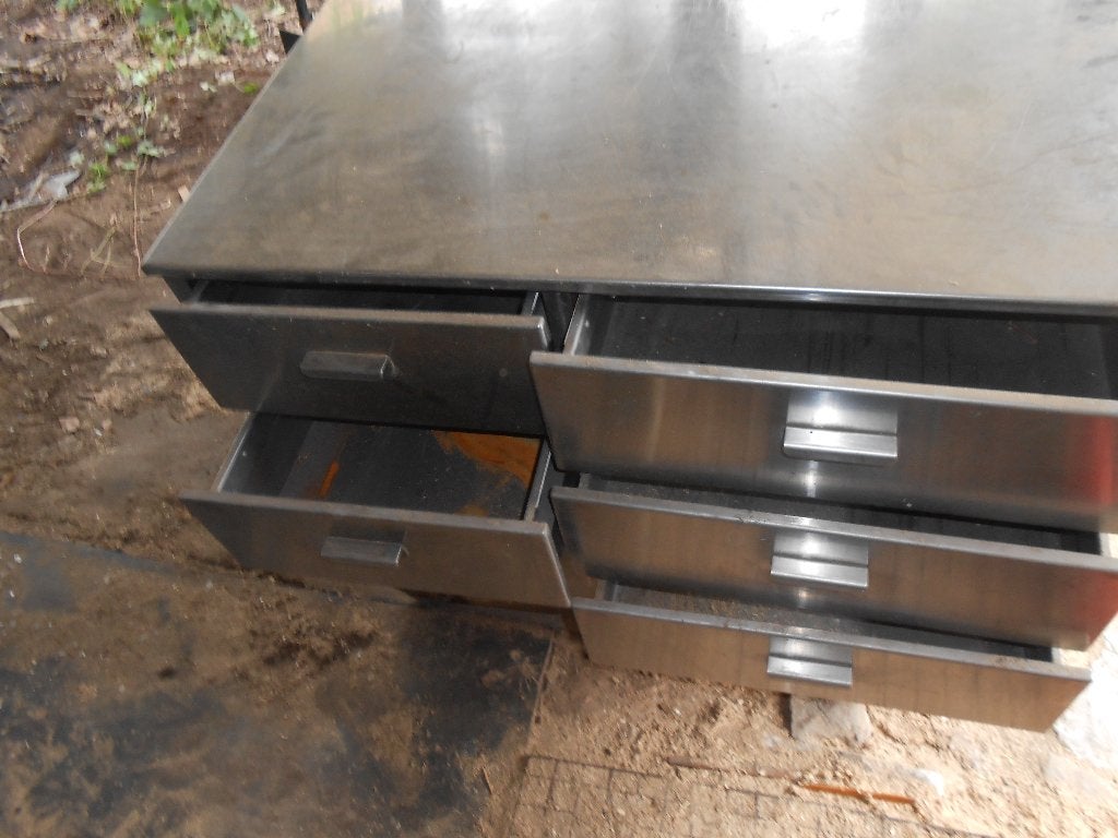 inox car voor grootkeuken, Huis en Inrichting, Keuken | Keukenelementen, Ophalen, Gebruikt, Minder dan 100 cm, 25 tot 50 cm
