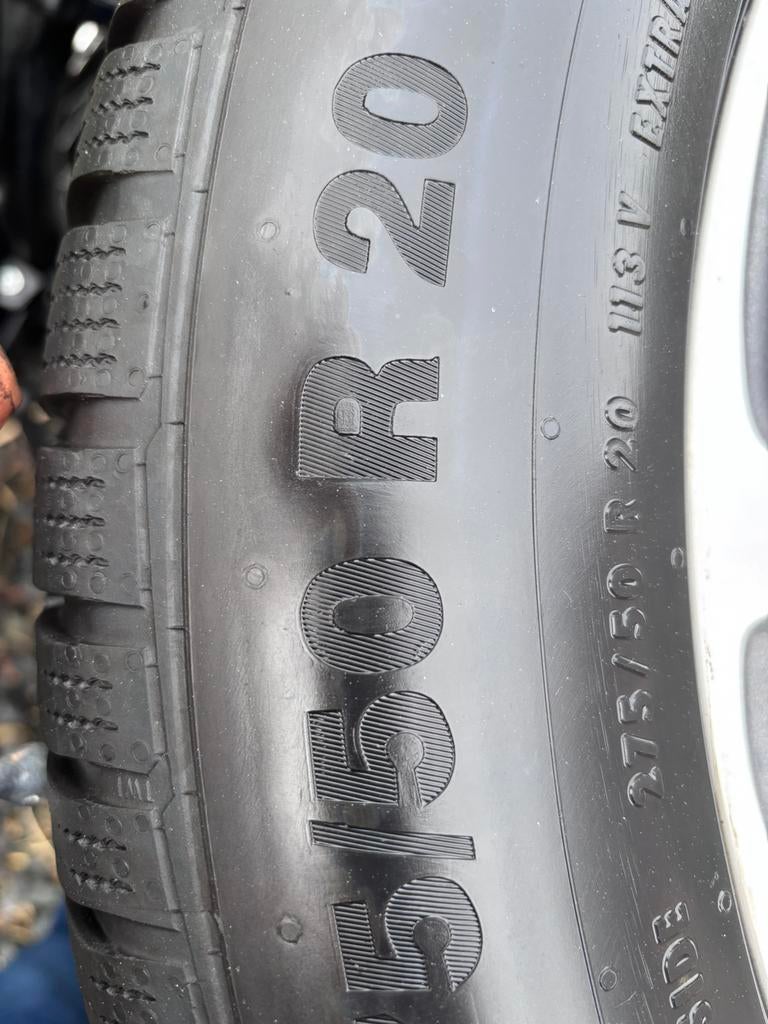 Mercedes suv GLE- velgen 20inch met winterbanden., Ophalen, Zo goed als nieuw