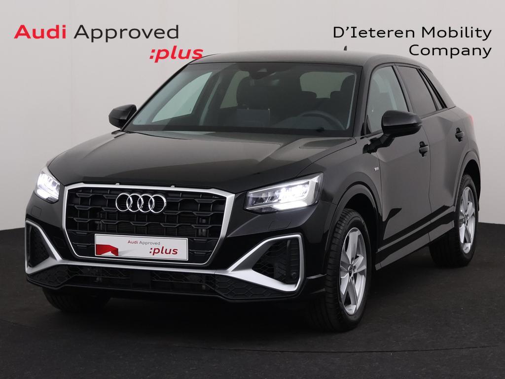 Audi Q2 Q2 35 TFSI Business Edition S line S tronic, Automaat, Zwart, SUV of Terreinwagen, Lederen bekleding