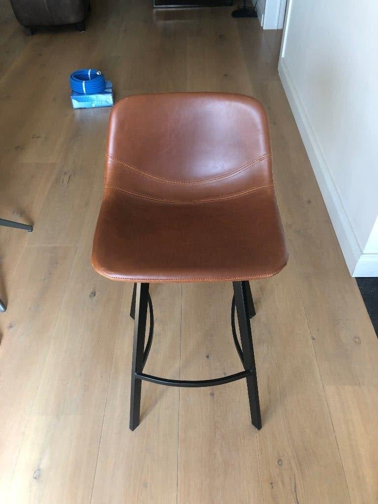 barkruk 70cm, Ophalen, Kunststof, Met voetsteun, 60 tot 90 cm