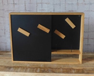 magneetbord - plaknotitie - keuken - kantoor - hout, Huis en Inrichting, Ophalen, Gebruikt, Magneetbord
