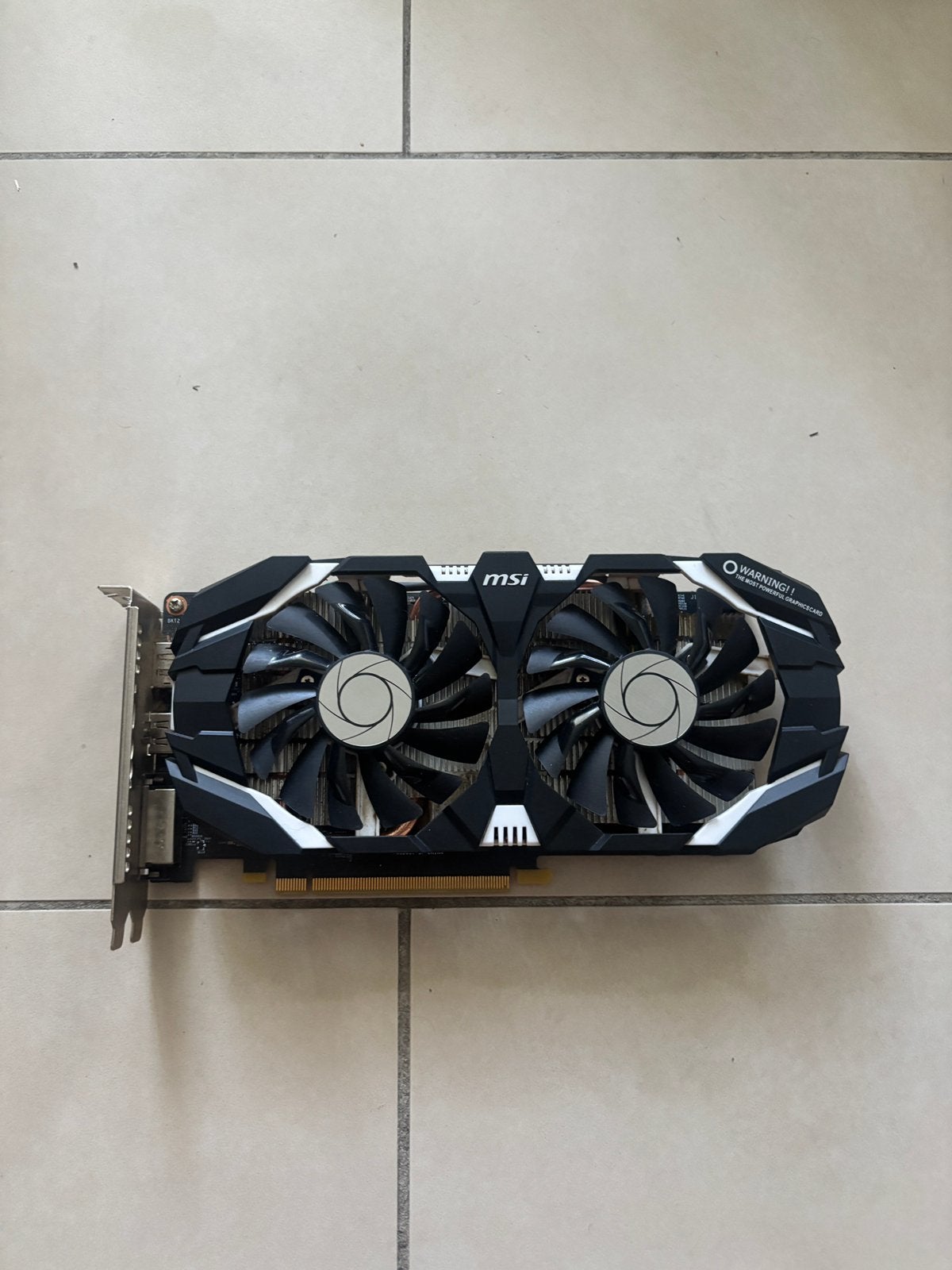 Msi gtx 1060, Enlèvement ou Envoi, Comme neuf