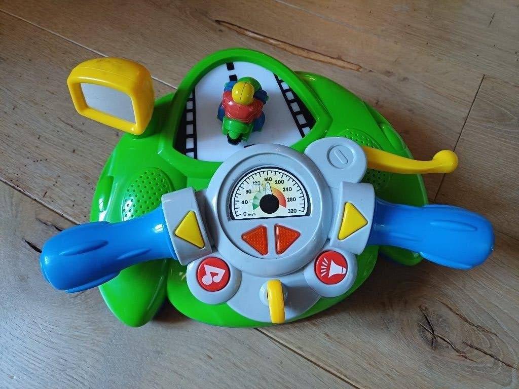 speelgoed stuur motor, Kinderen en Baby's, Ophalen of Verzenden, Gebruikt, Overige typen, Met licht