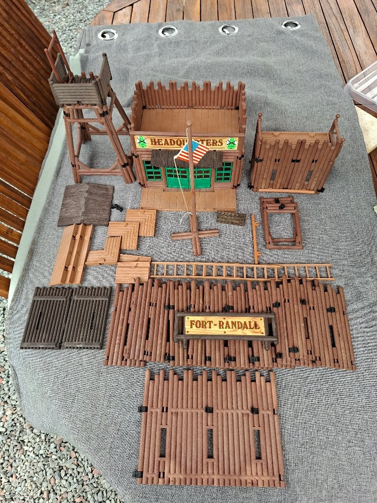 Playmobil vintage Fort Randall 3419 incompleet, Kinderen en Baby's, Speelgoed | Playmobil, Gebruikt, Gebouw, Losse onderdelen