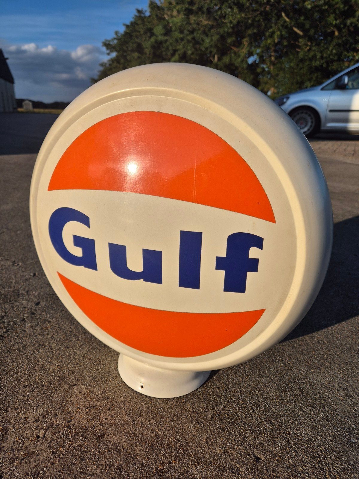 benzinepomp globe gulf benzine pomp, Verzamelen, Ophalen