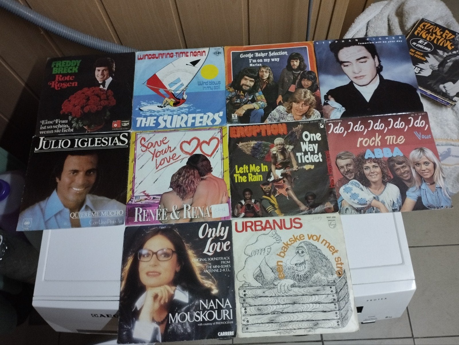 10 muziek speelplatjes of muziek singles per stuk 3 euro kle, Ophalen