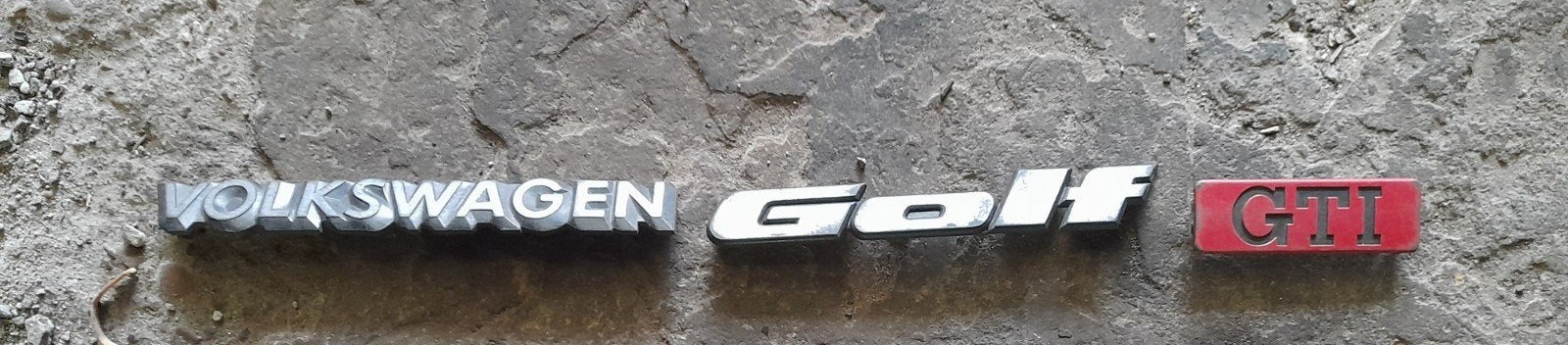 Vw golf gti emblemen, Auto-onderdelen, Ophalen, Gebruikt, Achterklep, Volkswagen