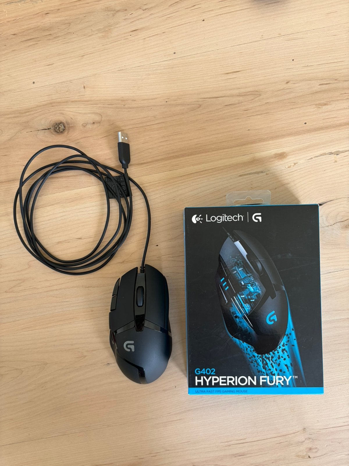 Logitech G402 Hyperion Fury – Excell. état + boîte d’origine, Informatique & Logiciels, Souris, Enlèvement ou Envoi, Comme neuf