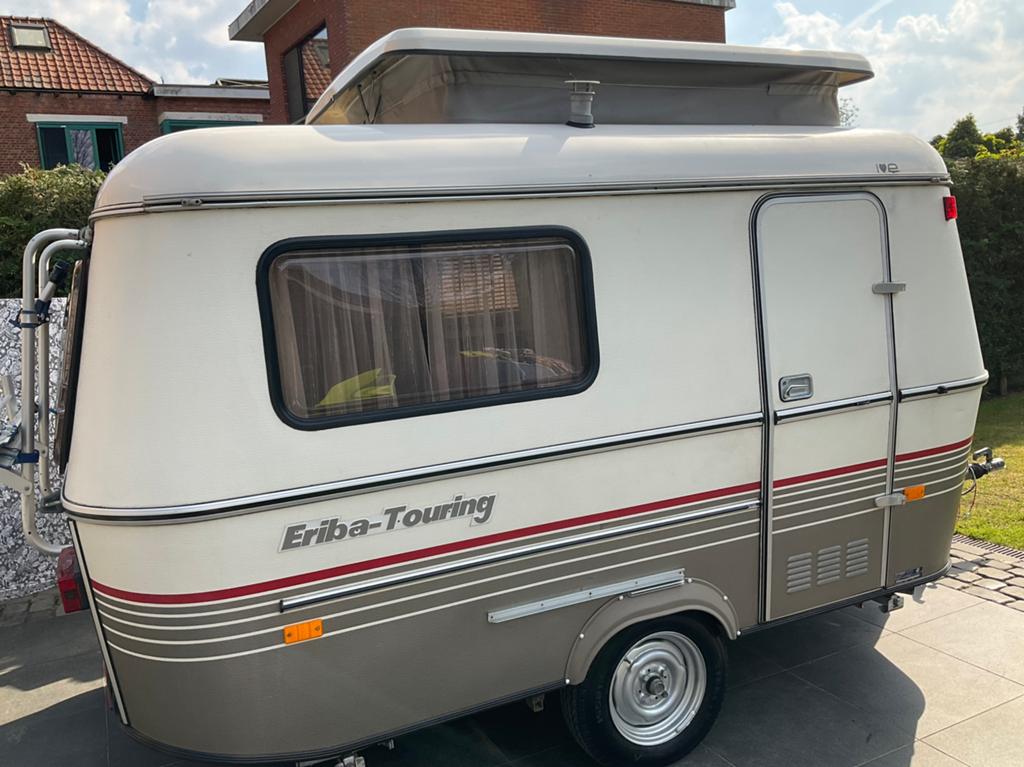 Eriba Touring Family, Caravans en Kamperen, Caravans, Particulier, Treinzit, Eriba, Reservewiel, Ophalen