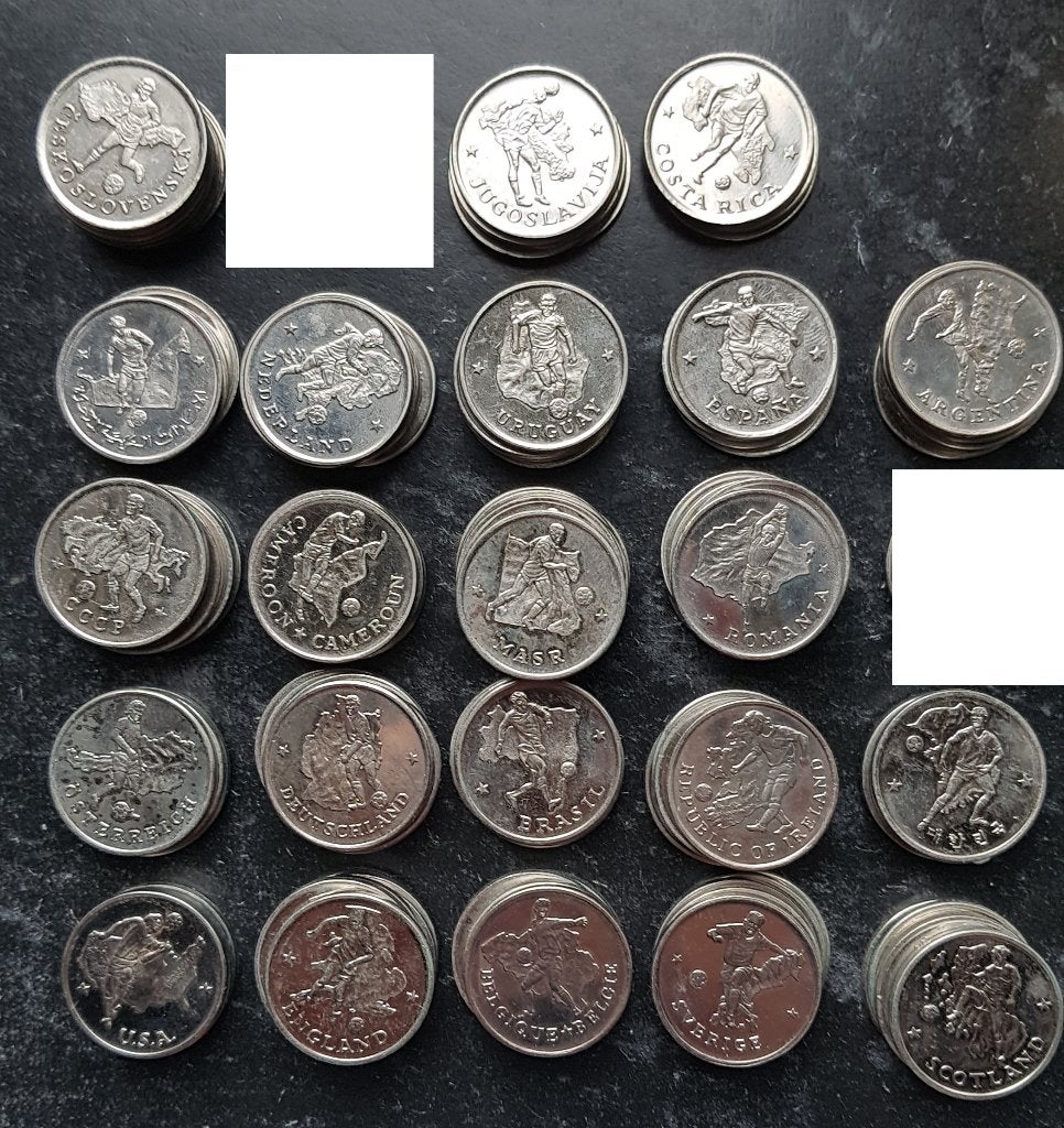 Italie Coupe du Monde 1990 - Collection de Médailles, Enlèvement ou Envoi, Utilisé, Autres types
