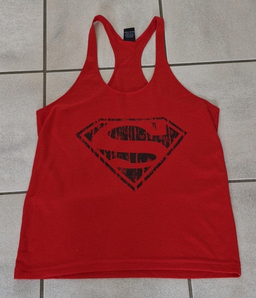 Heren tanktop - maat L - rood, Verzenden, Gedragen, Maat 52/54 (L), Rood