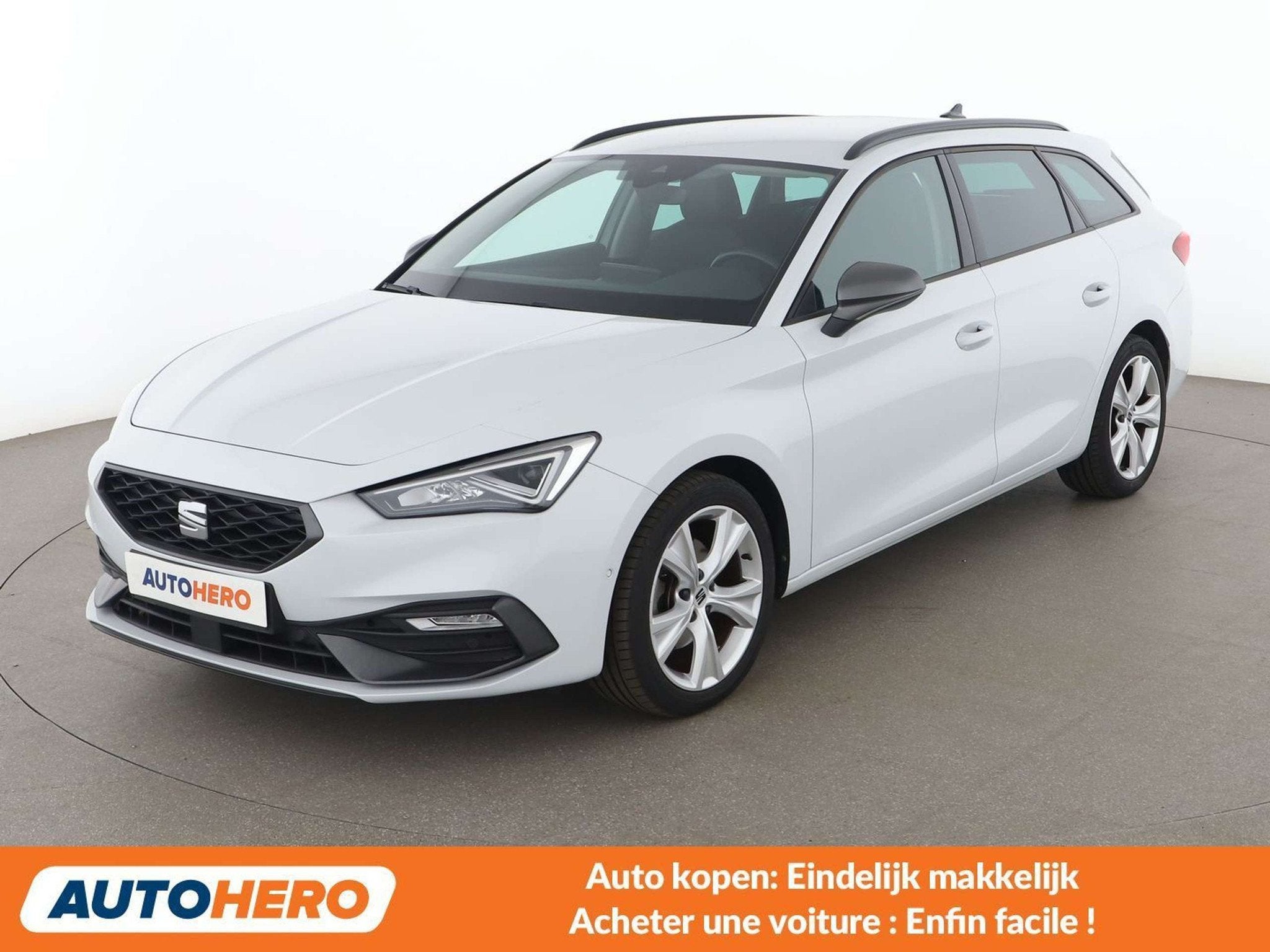 SEAT Leon 1.5 TSI ACT FR (bj 2021), Auto's, Voorwielaandrijving, 1362 kg, Leon, Wit