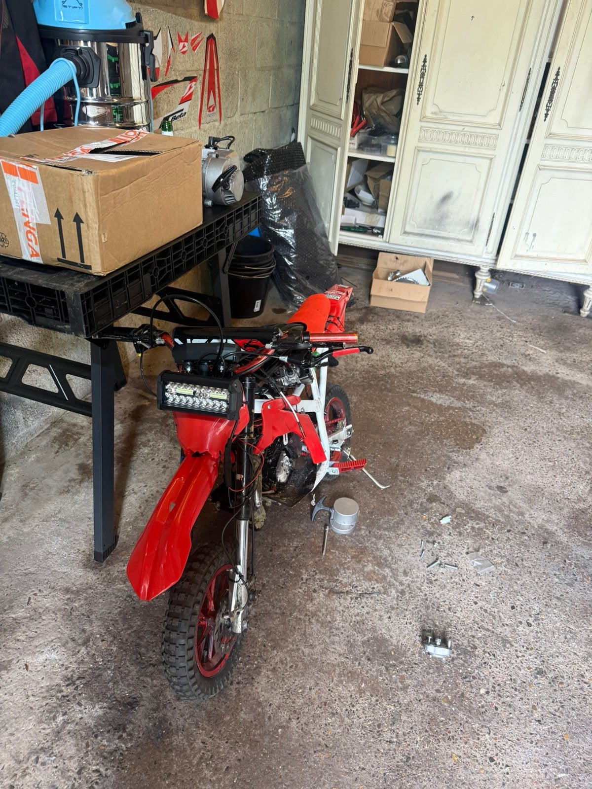 Minibike 100cc 2 temps (ne démarre pas), 0 vitesses, 100 cm³, Enlèvement, Utilisé