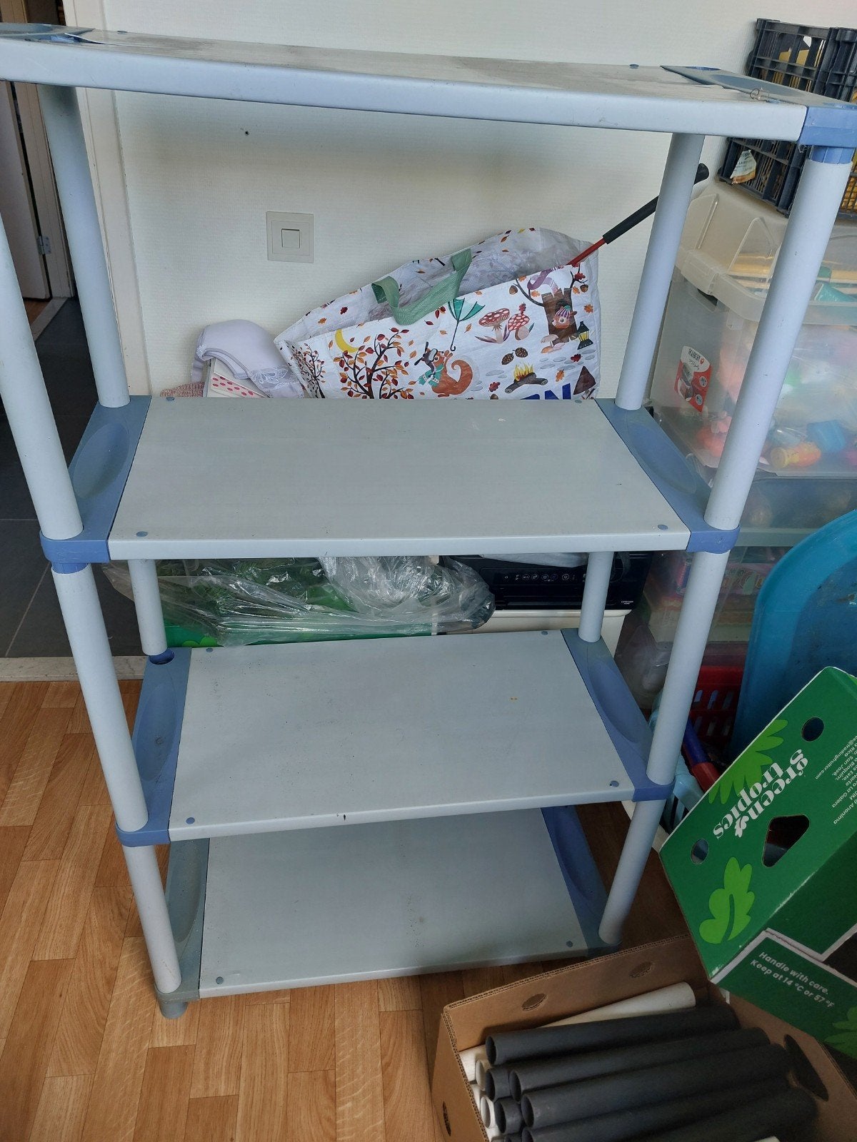 stapelrek, Ophalen
