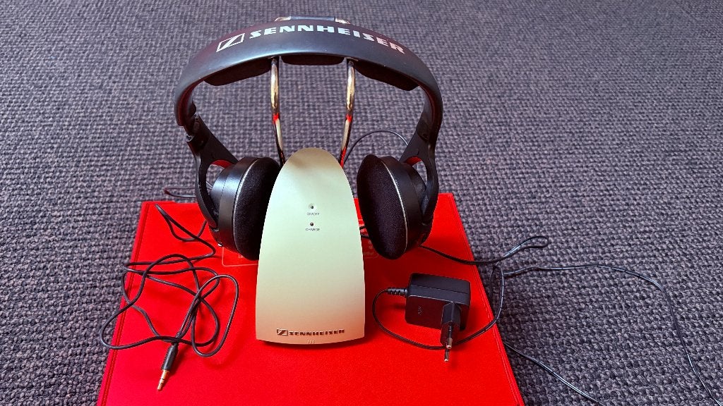Casque TV sans fil Sennheiser RS 120 II (UE), Enlèvement ou Envoi, Utilisé, Supra-auriculaire, Sennheiser