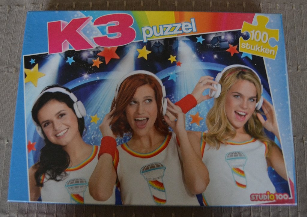 Puzzel K3, Kinderen en Baby's, Ophalen of Verzenden, Meer dan 50 stukjes, Zo goed als nieuw, 4 tot 6 jaar