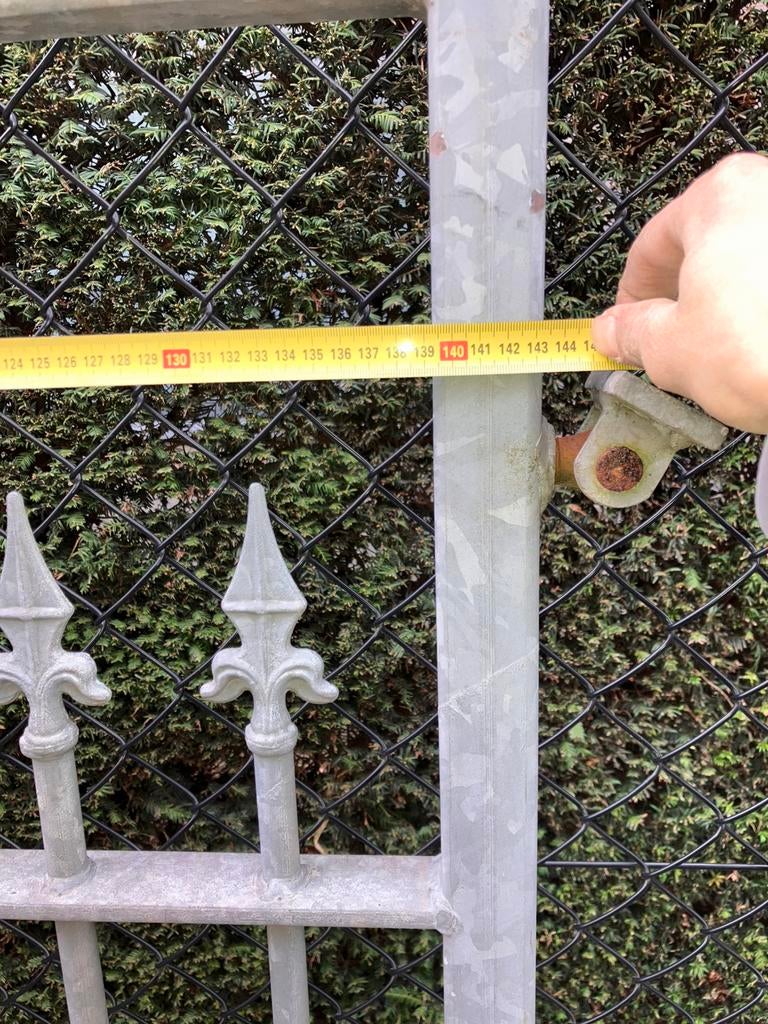 Ijzere poort, Ophalen, Gebruikt, 150 tot 200 cm, IJzer