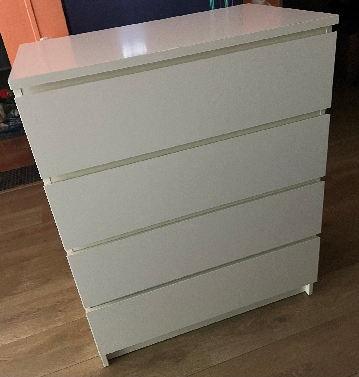 Meuble MALM 4 tiroirs, Maison & Meubles, Armoires | Commodes, Comme neuf, Enlèvement