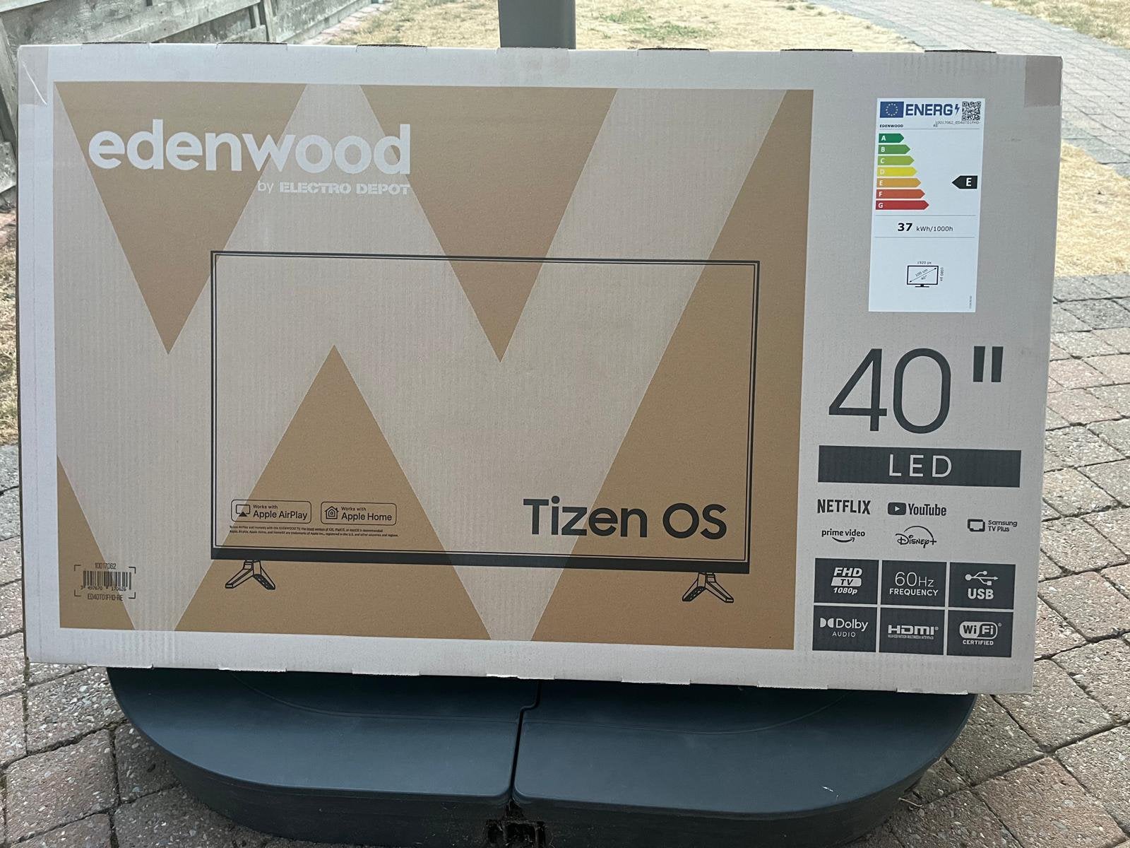 Led tv 40 inch edenwood, Audio, Tv en Foto, Televisies, LED, Nieuw, 100 cm of meer, Smart TV