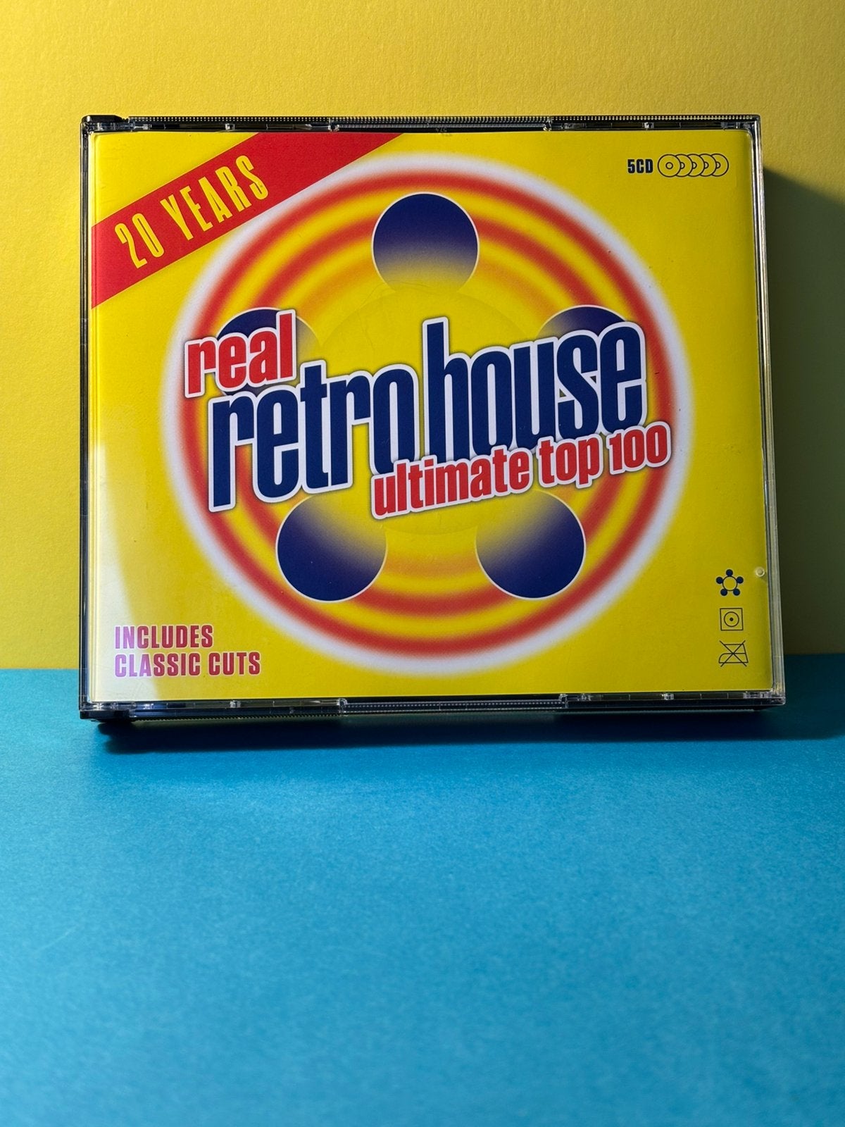 20 years real retro house classix top 100 / 5cd box, CD & DVD, CD | Dance & House, Envoi, Comme neuf