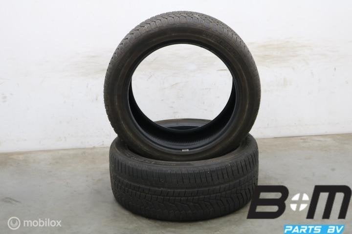 2 x 2854521 113V Hankook Winter Icept Evo2 SUV 5mm 285 45 21, Auto-onderdelen, Banden en Velgen, Gebruikt, 285 mm, Band(en), Personenwagen