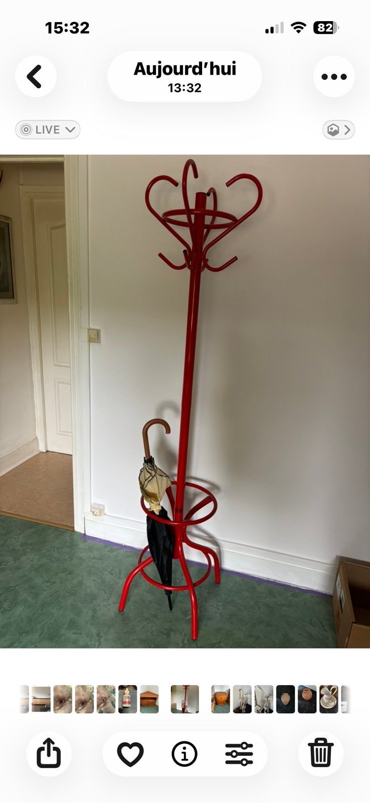 Portemanteau, plus porte parapluie, Enlèvement, Comme neuf