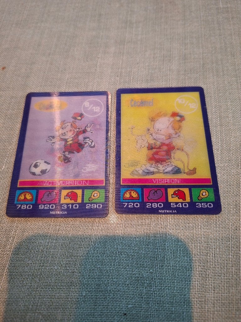 Cartes à collectionner 3D Cecemel Spirou, Envoi, Comme neuf, Foil