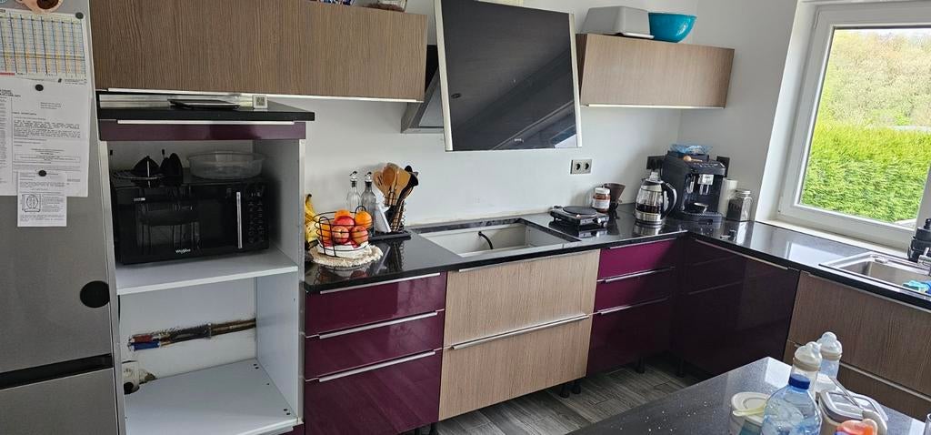 Cuisine avec plan de travail en Quartz, Ophalen, Gebruikt, Overige kleuren, Hoekkeuken