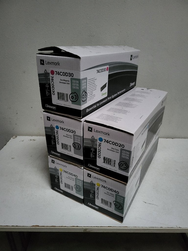 lexmark 74C0D20 ->2 St / 74C0D30 ->1 St/74C0D40 ->2 St/Nieuw, Enlèvement ou Envoi, Neuf, Toner, Samsung-Xerox-Lexmark