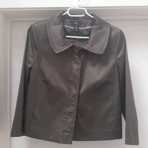 Veste H&M taille 38 kaki, Enlèvement, Taille 38/40 (M), Manteau